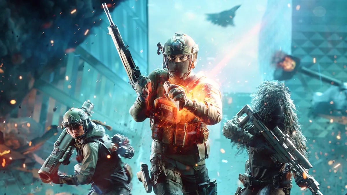 Battlefield cover art for a player guide