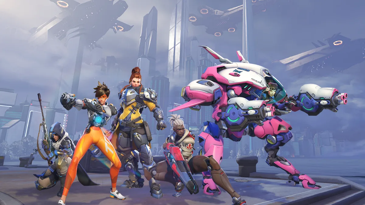 Overwatch 2 cover art for a player guide