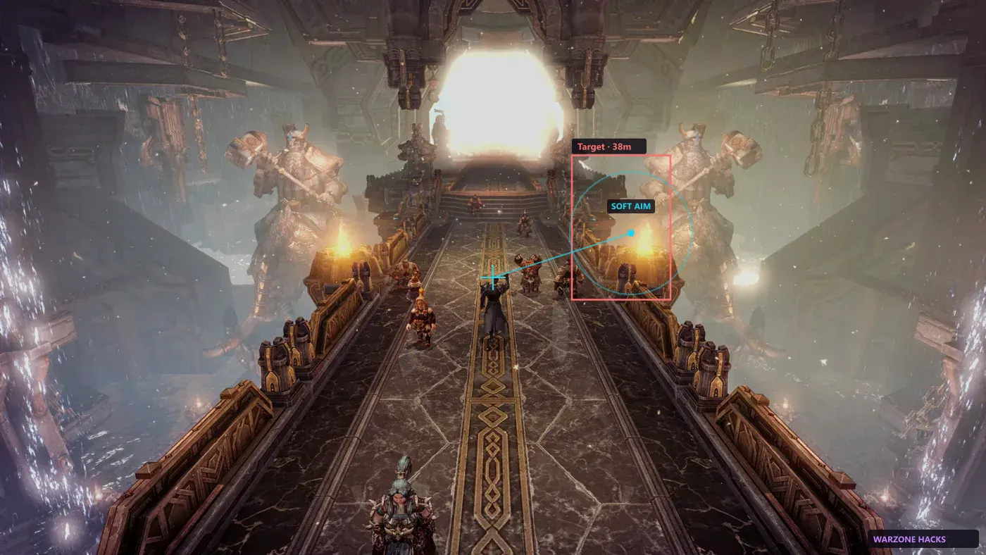 Lost Ark raid party with role-based ESP filters